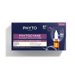 ویال ضد ریزش مو و رویش مجدد بانوان 87% مدل PHYTOCYANE فیتو