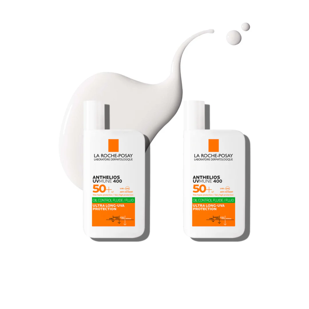 ضد آفتاب لاروش پوزای آنتلیوس UVMUNE 400 اویل کنترل SPF50+ La Roche-Posay Anthelios UVMUNE 400 Oil Control Fluid SPF50+