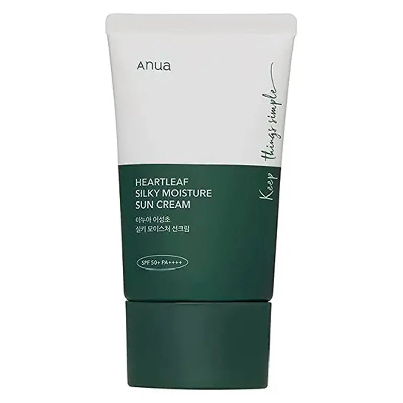  ضد آفتاب آنوا Heartleaf Silky Moisture Sun Cream SPF50+ PA++++