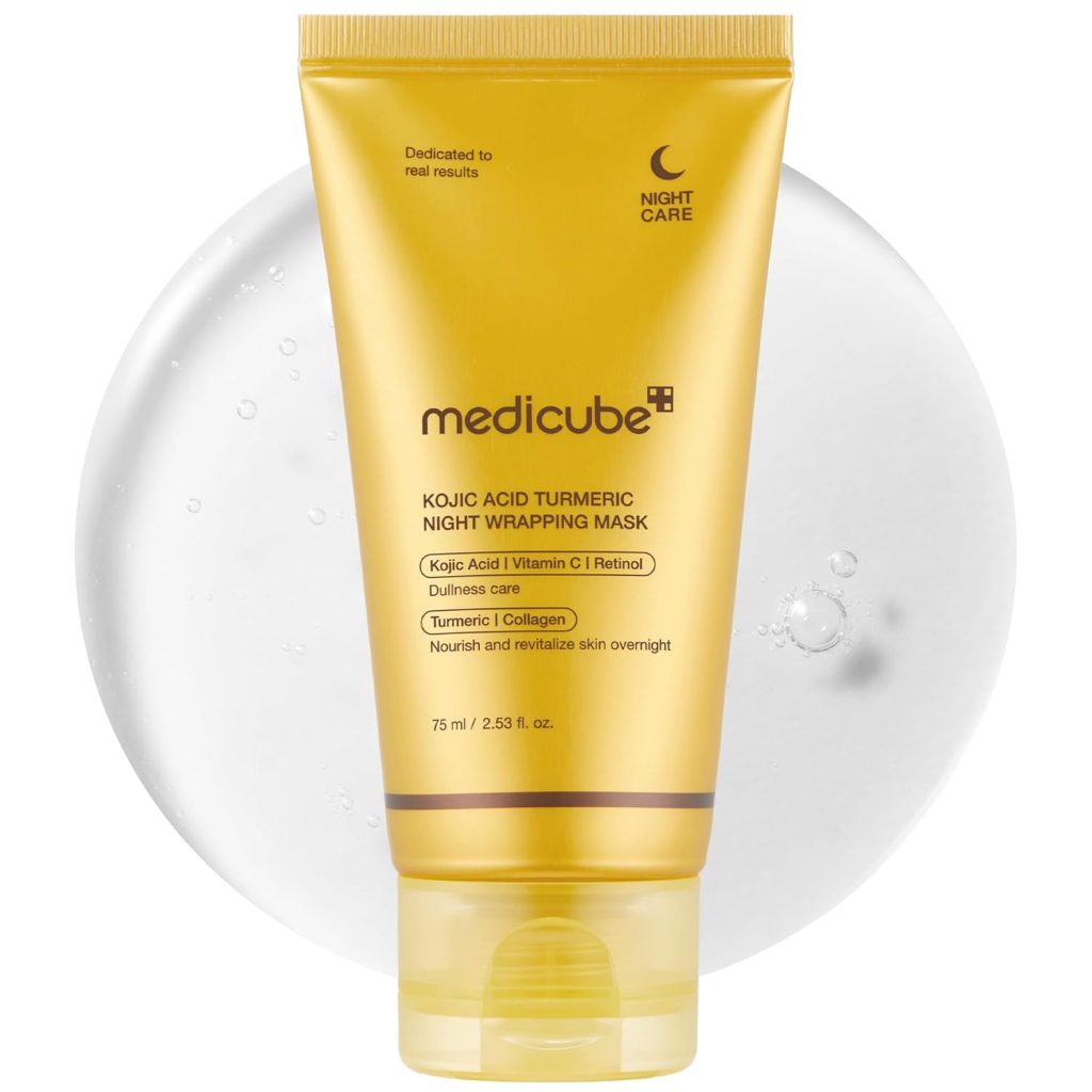 Kojic Acid Turmeric Night Wrapping Mask | ماسک شب کوجیک اسید و زردچوبه مدیکیوب