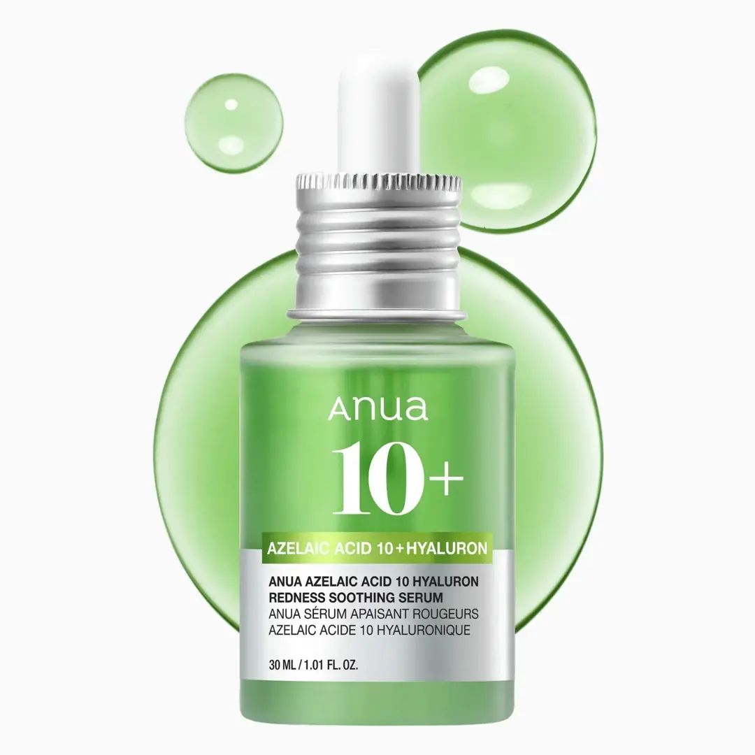 سرم آزلائیک اسید 10% + هیالورونیک اسید آنوا Anua Azelaic Acid 10 Hyaluron Redness Soothing Serum