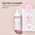 فوم پاک کننده آرایش حبابی دکتر ملاکسین Melting Cleanser Bubble Foaming Cleanser Calamine + Niacinamide