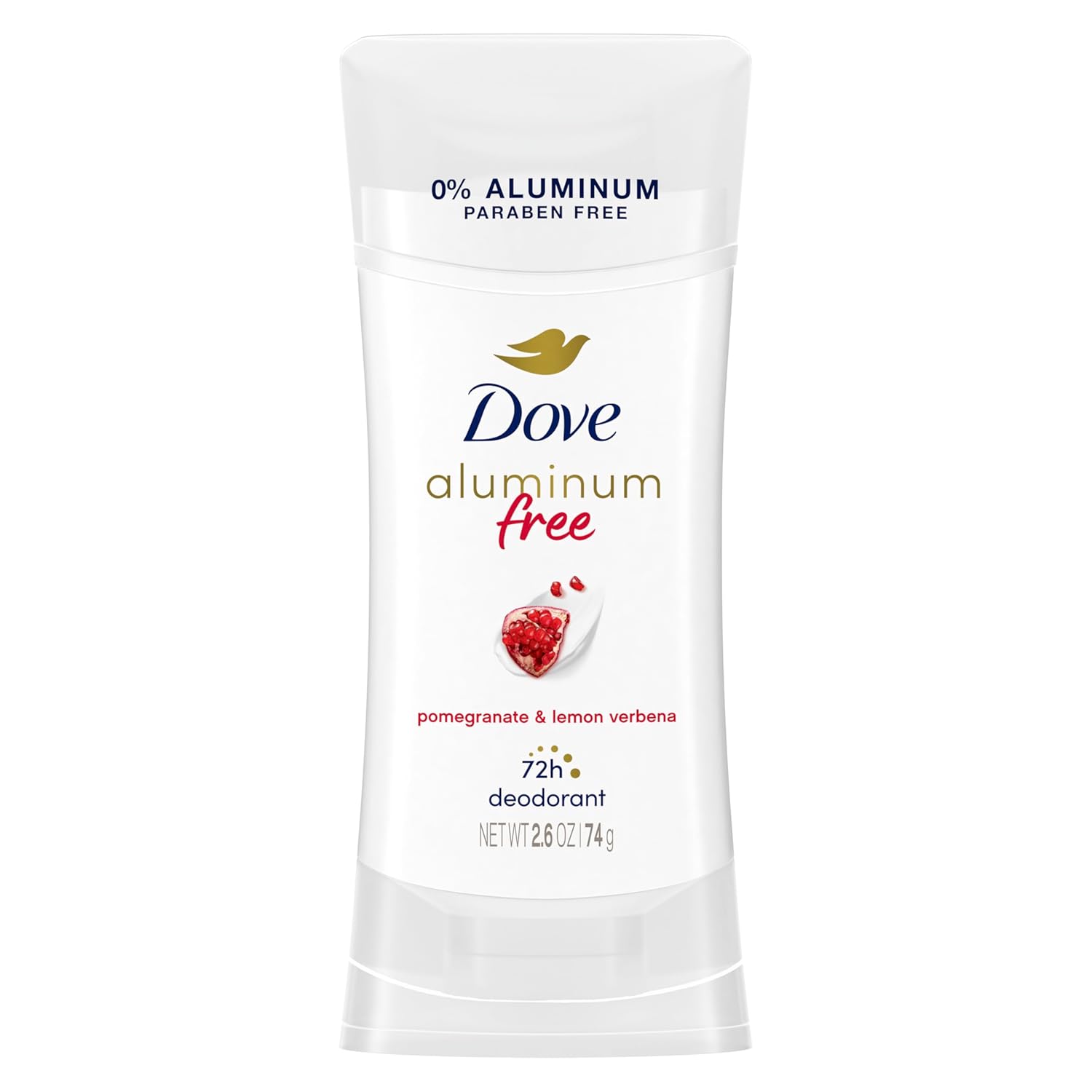 دئودورانت استیکی داو بدون آلومینیوم 72 ساعته با رایحه انار Dove Aluminum Free Deodorant