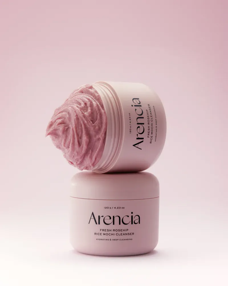 شوینده موچی رز هیپ آرنسیا Arencia Fresh Rosehip Rice Mochi Cleanser 120g