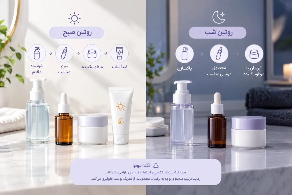 روتین پوستی برای لک بعد از جوش