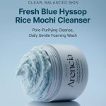 شوینده موچی زوفا آبی آرنسیا مدل Fresh Blue Hyssop Rice Mochi Cleanser حجم 120 گرم